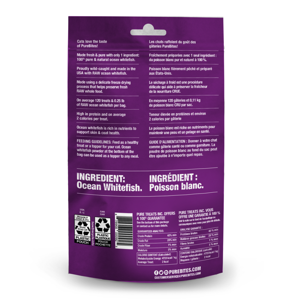 PureBites Freeze Dried Ocean Fish Cat Treats