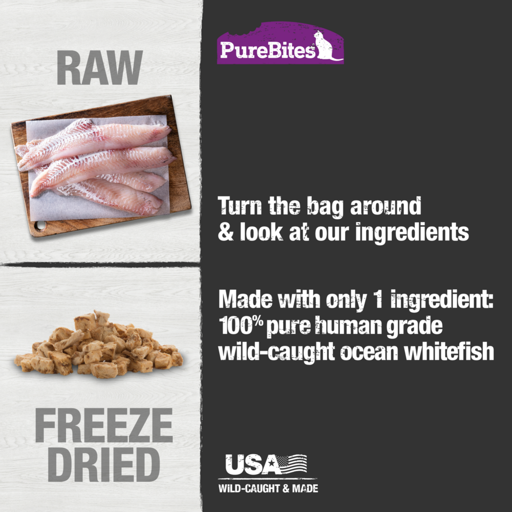 PureBites Freeze Dried Ocean Fish Cat Treats