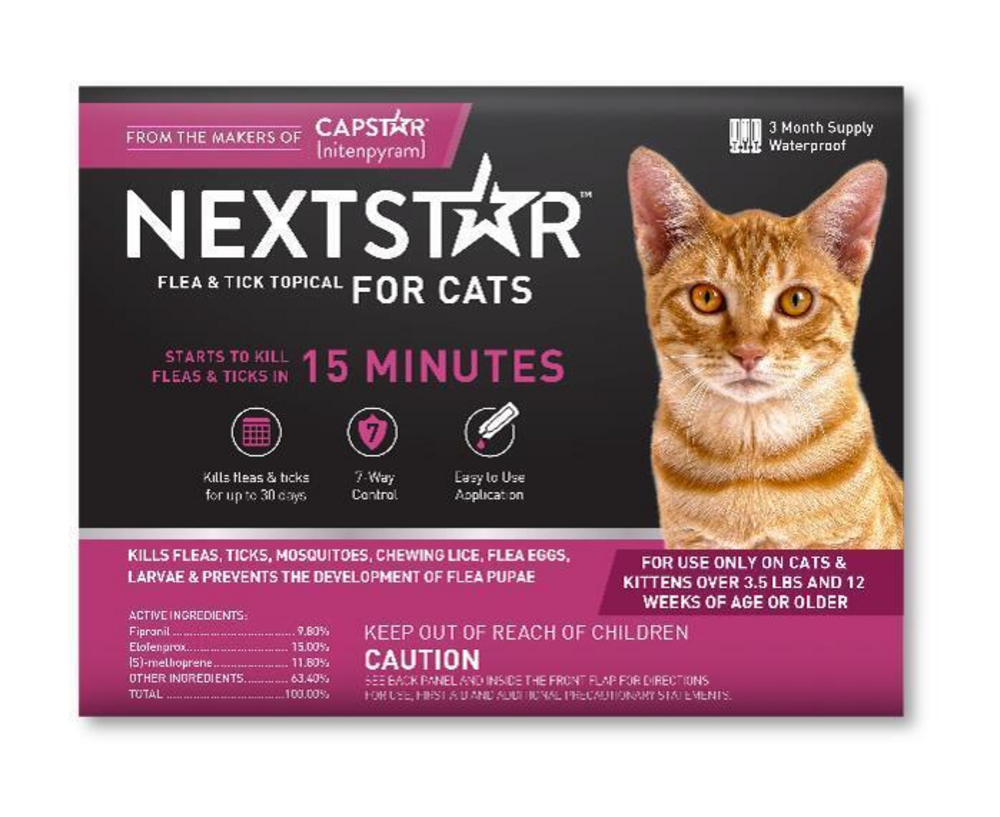 Nextstar Flea & Tick Spot on for Cats