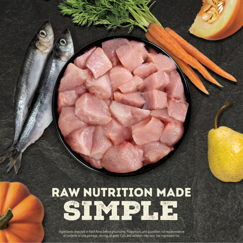 ACANA Freeze Dried Dog Food & Topper, Grain Free, High Protein,  Fresh & Raw Animal Ingredients, Free-Run Turkey Recipe, Morsels