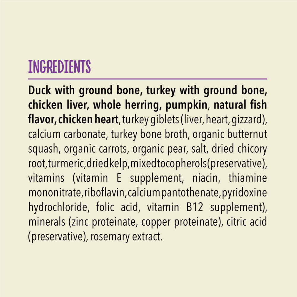 ACANA Freeze Dried Dog Food and Topper Grain Free High Protein Fresh and Raw Animal Ingredients Duck Recipe Patties