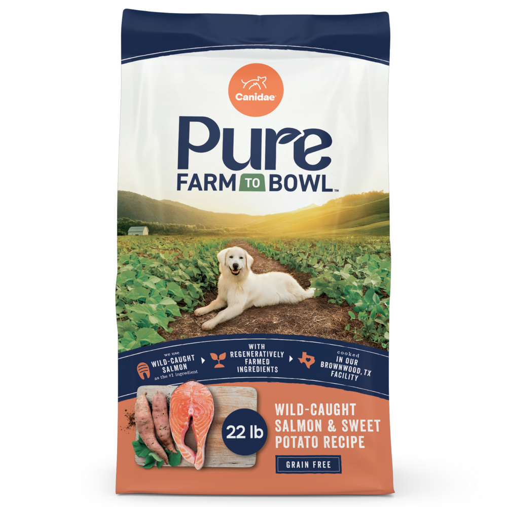 Canidae Pure Farm To Bowl Wild-Caught Salmon & Sweet Potato Recipe Dog Food