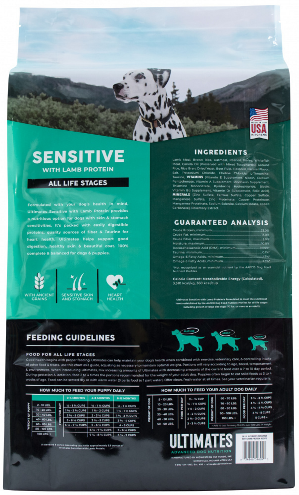 Ultimates Sensitive With Lamb Protein Dry Dog Food
