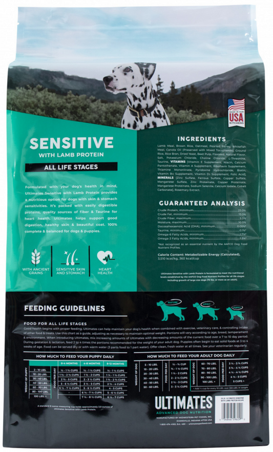 Ultimates Sensitive With Lamb Protein Dry Dog Food