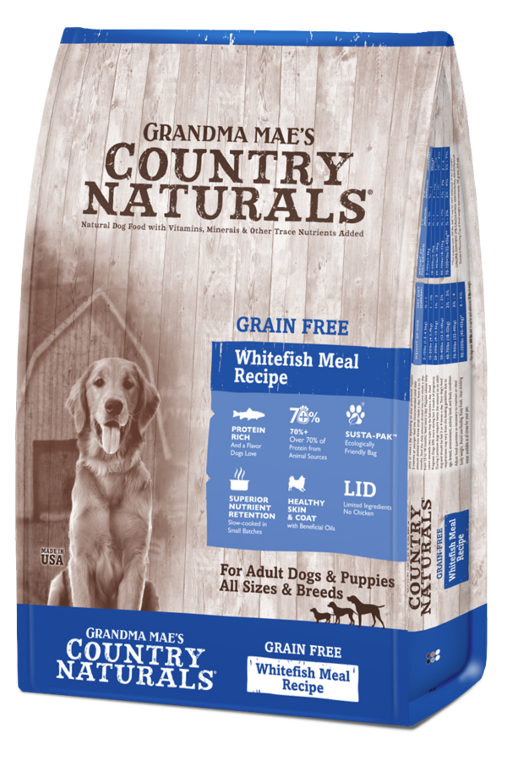 Grandma Mae's Country Naturals Grain Free WhiteFish Dry Food for Dogs