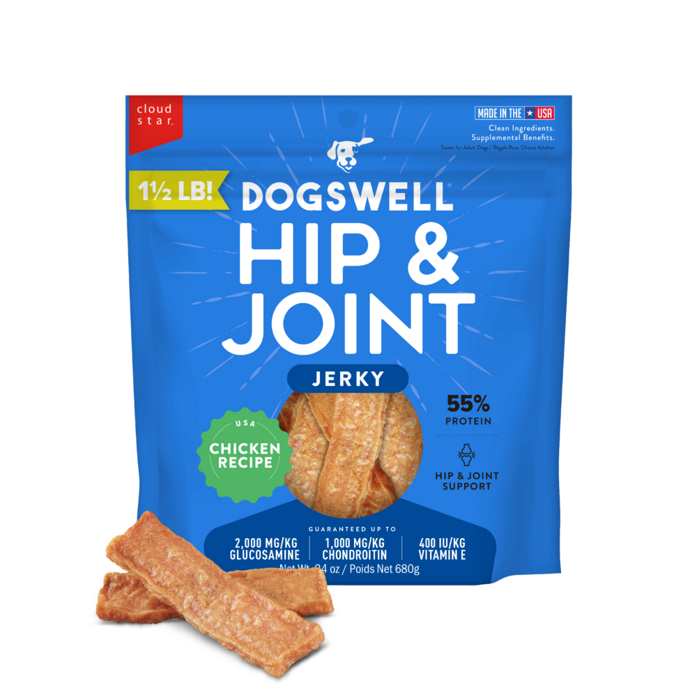 Dogswell Hip & Joint Jerky Chicken Breast Dog Treats