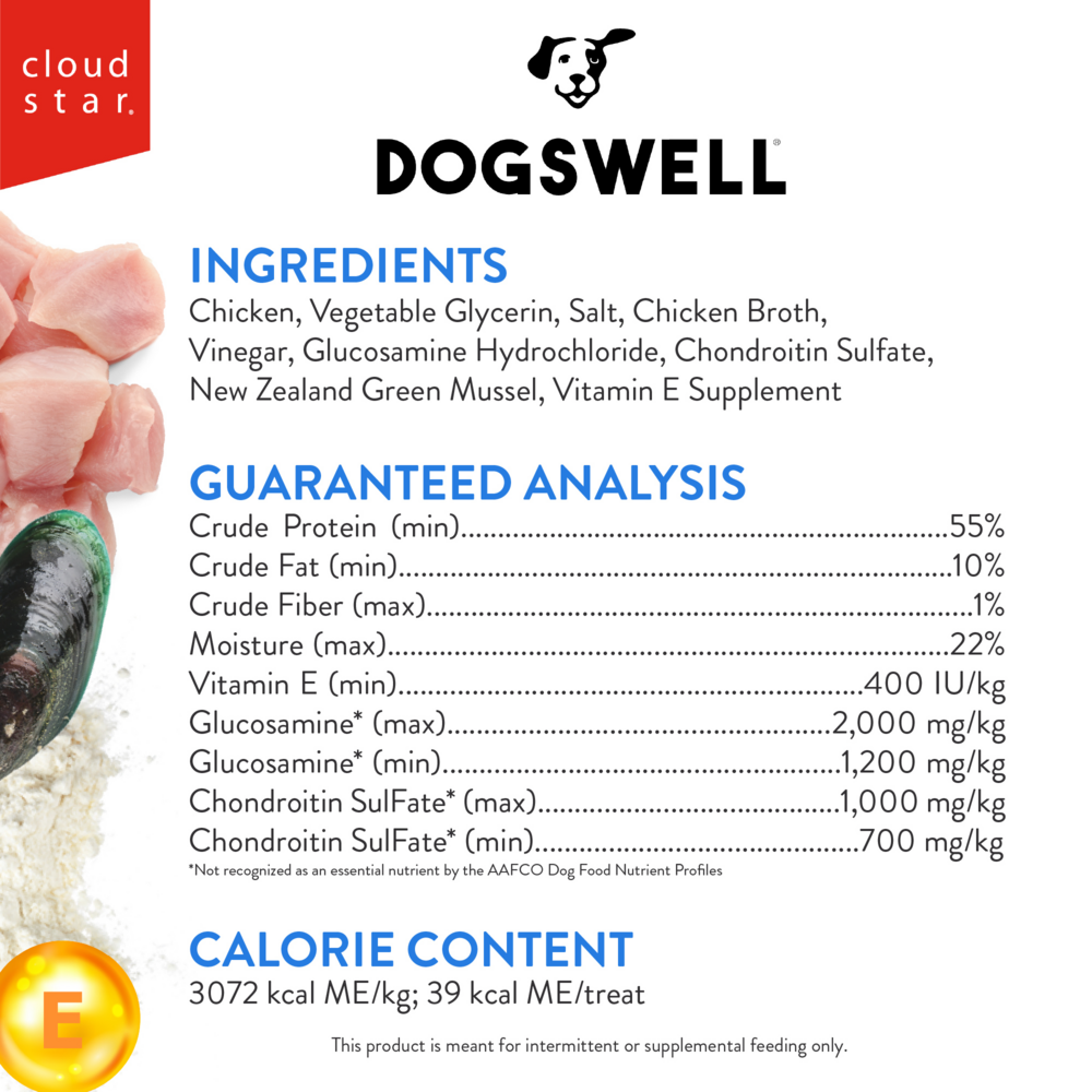 Dogswell Hip & Joint Jerky Chicken Breast Dog Treats