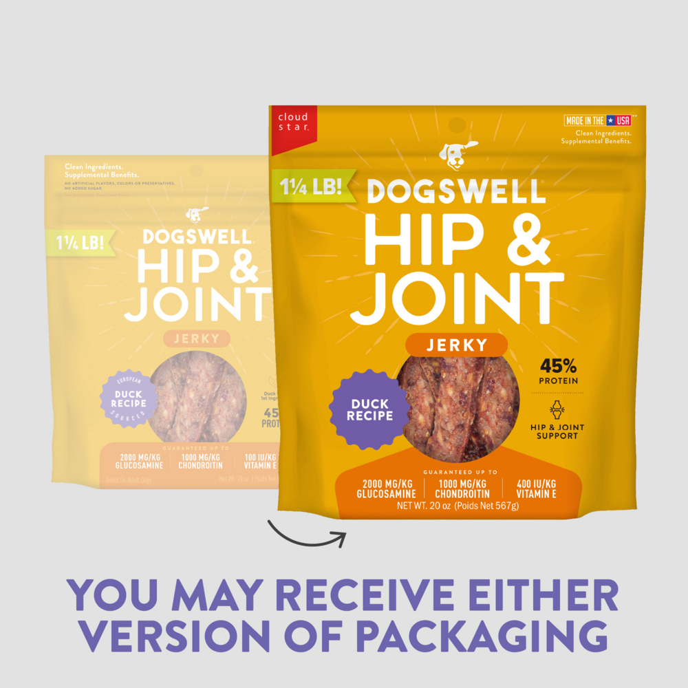 Dogswell Hip & Joint Jerky Duck Dog Treats