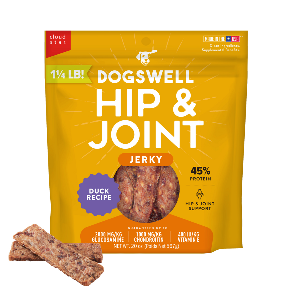 Dogswell Hip & Joint Jerky Duck Dog Treats