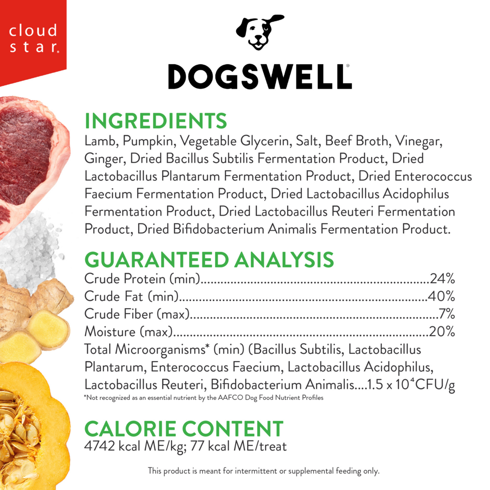 Dogswell Gut Health Jerky Lamb Dog Treats
