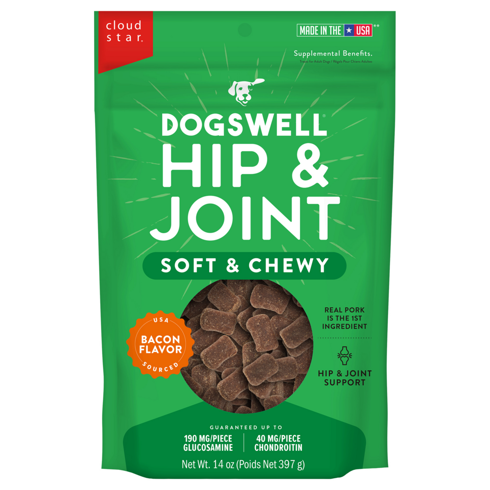 Dogswell Hip & Joint Soft & Chewy Bacon Dog Treats