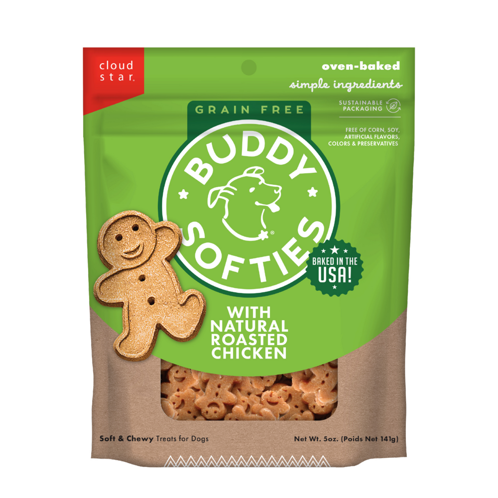 Buddy Biscuits Softies Soft and Chewy Roasted Chicken Dog Treats