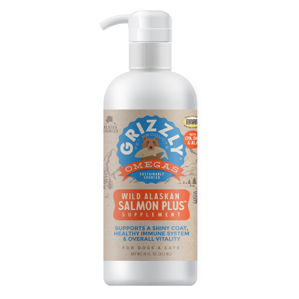 Grizzly Salmon Plus Omega 3-6-9 Food Supplement for Dogs and Cats