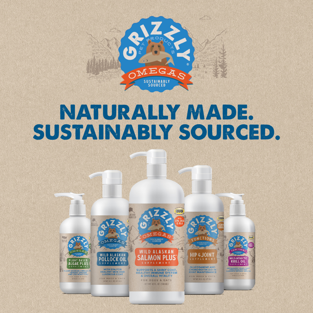 Grizzly Pollock Oil for Dogs
