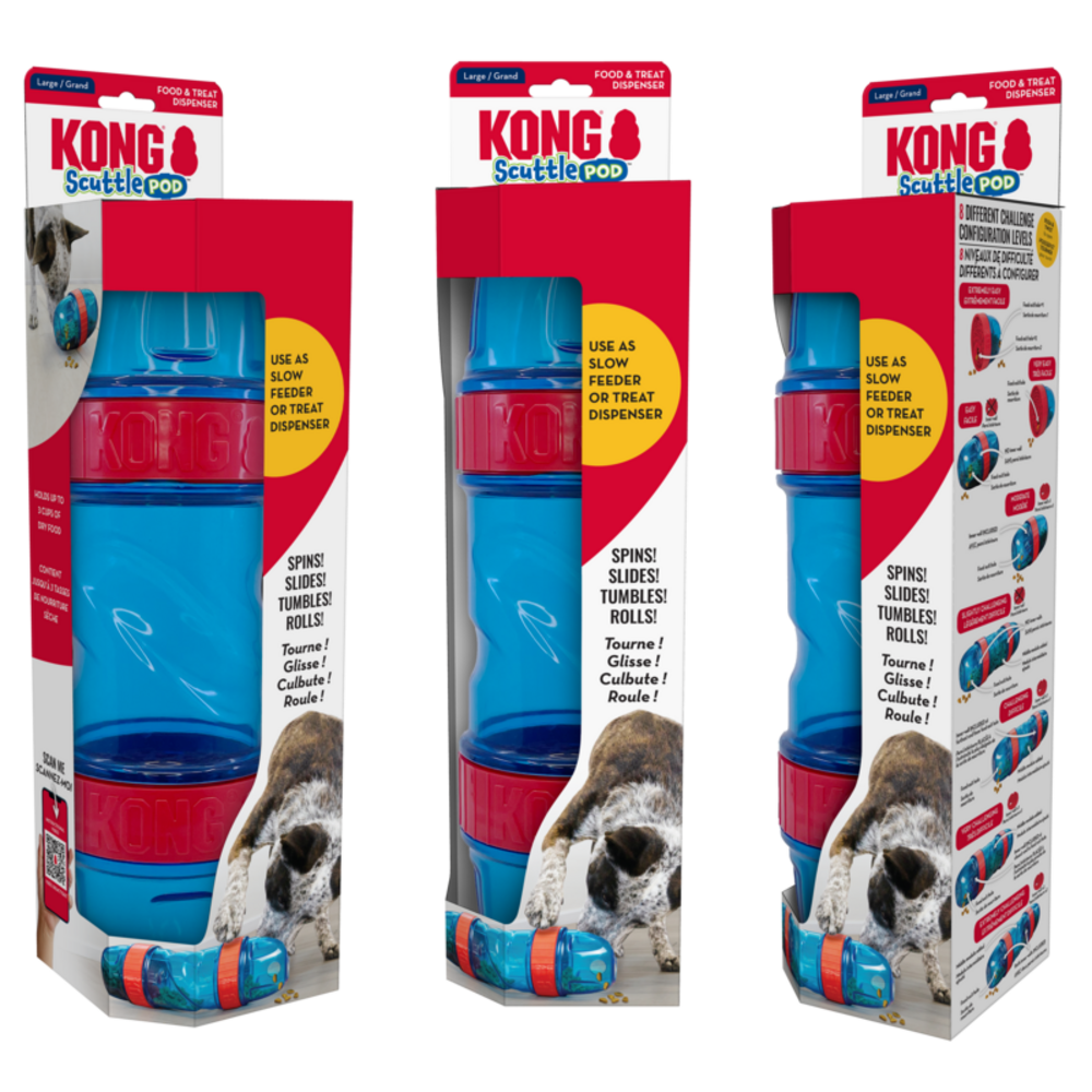 Kong Scuttle Pod Dog Feeder