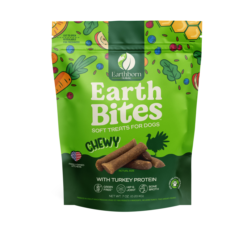 Earthborn Holistic Earthbites Chewy with Turkey Dog Treats
