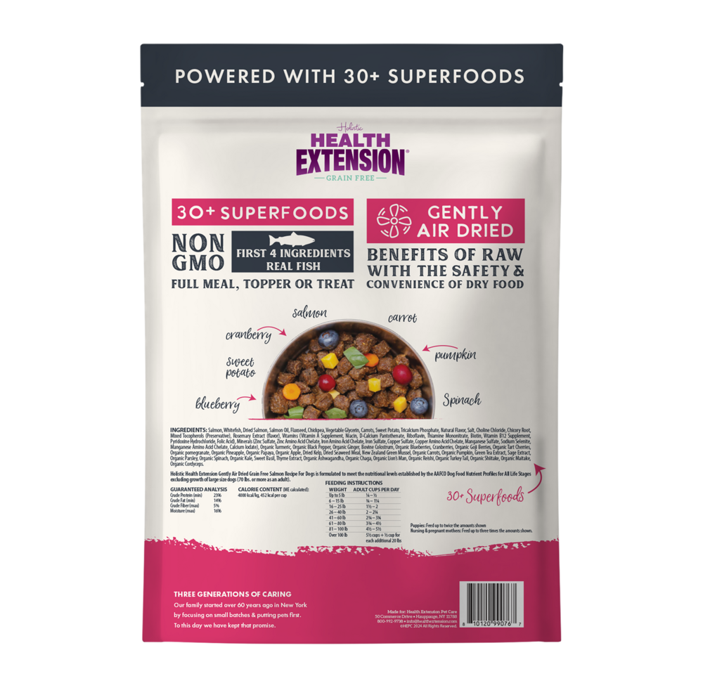 Health Extension Air Dried Super Food Salmon Dog Food