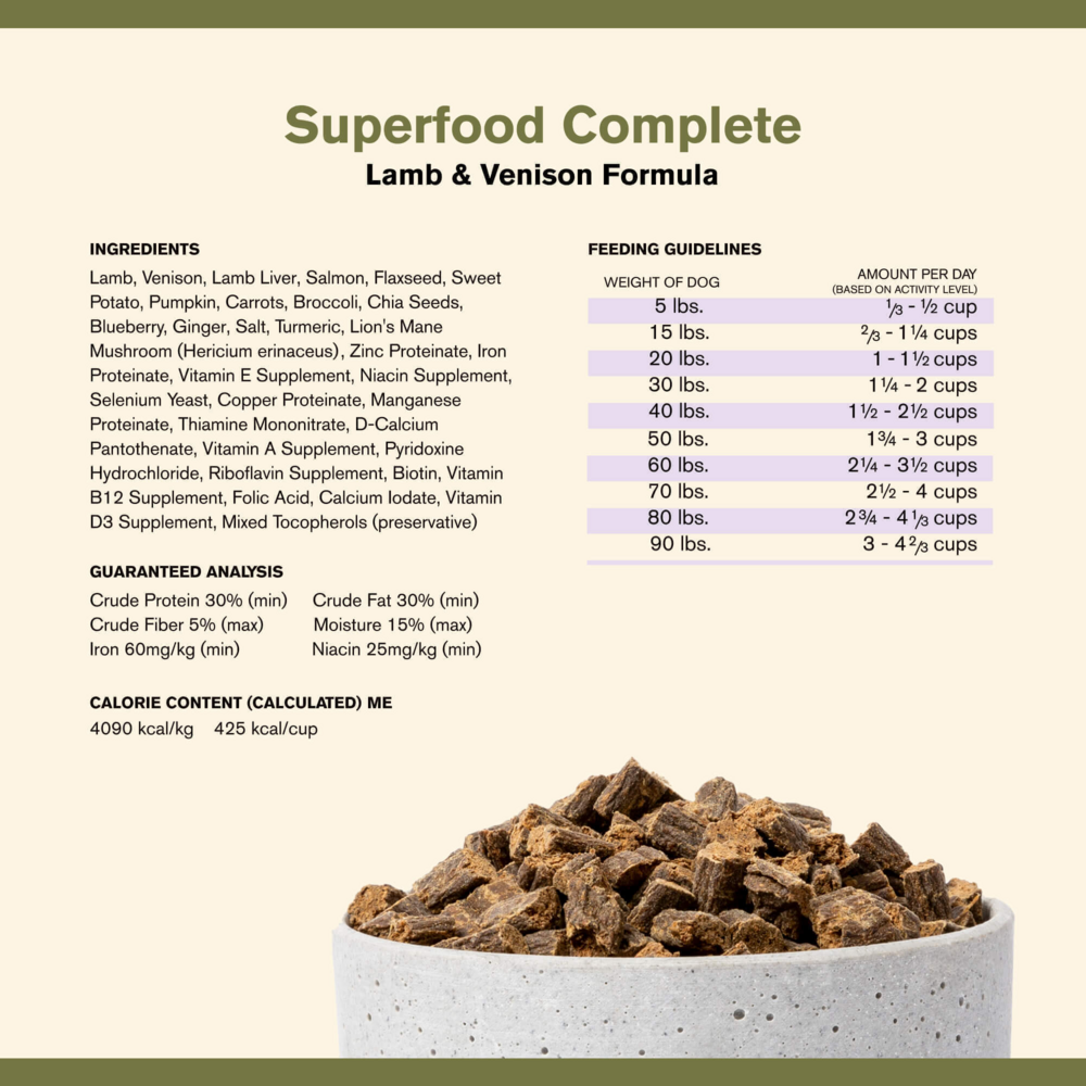 Badlands Ranch Superfood Complete Lamb & Venison