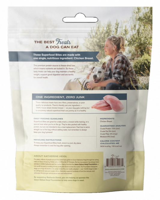 Badlands Ranch Superfood Bites Chicken Breast Treats