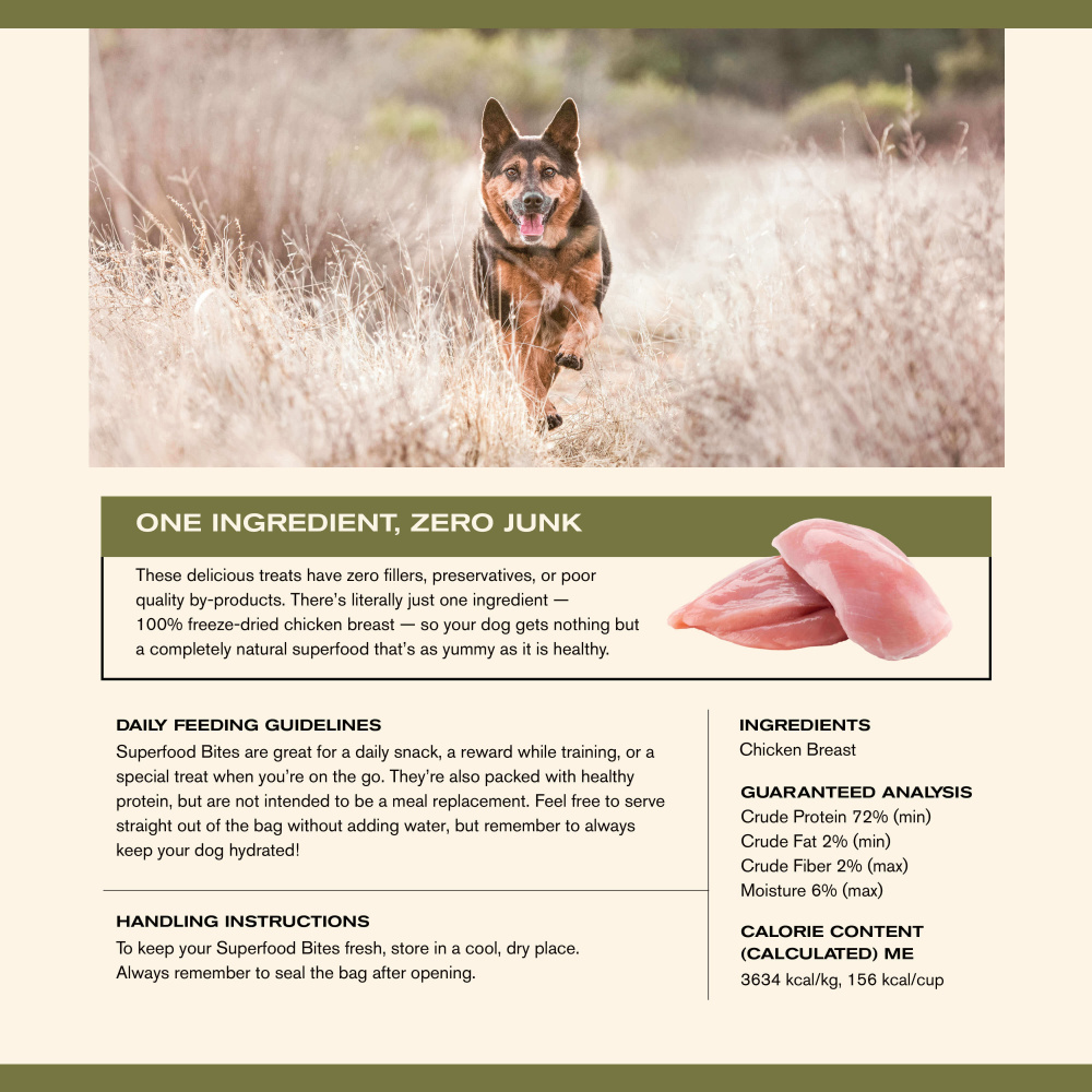 Badlands Ranch Superfood Bites Chicken Breast Treats