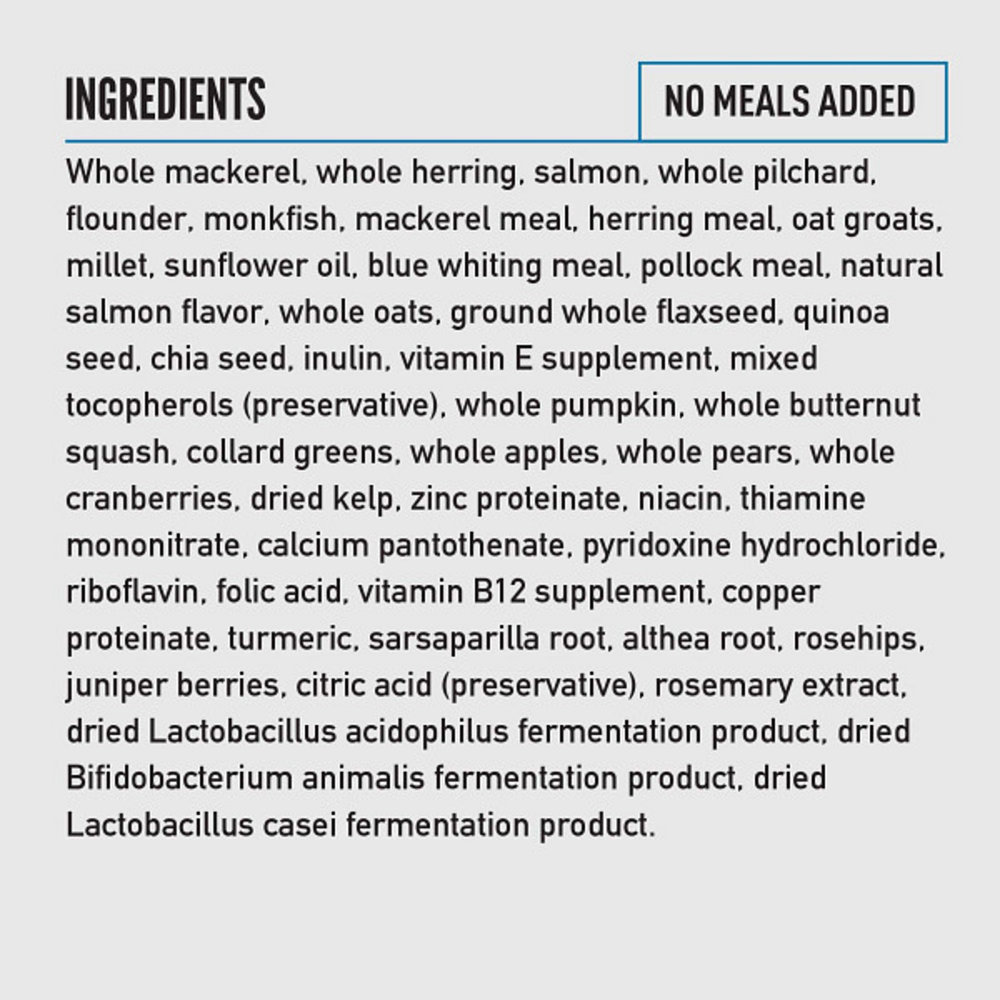 Orijen Amazing Grains Six Fish Dry Dog Food Mackerel, Herring, Salmon, Pilchard, Flounder & Monkfish