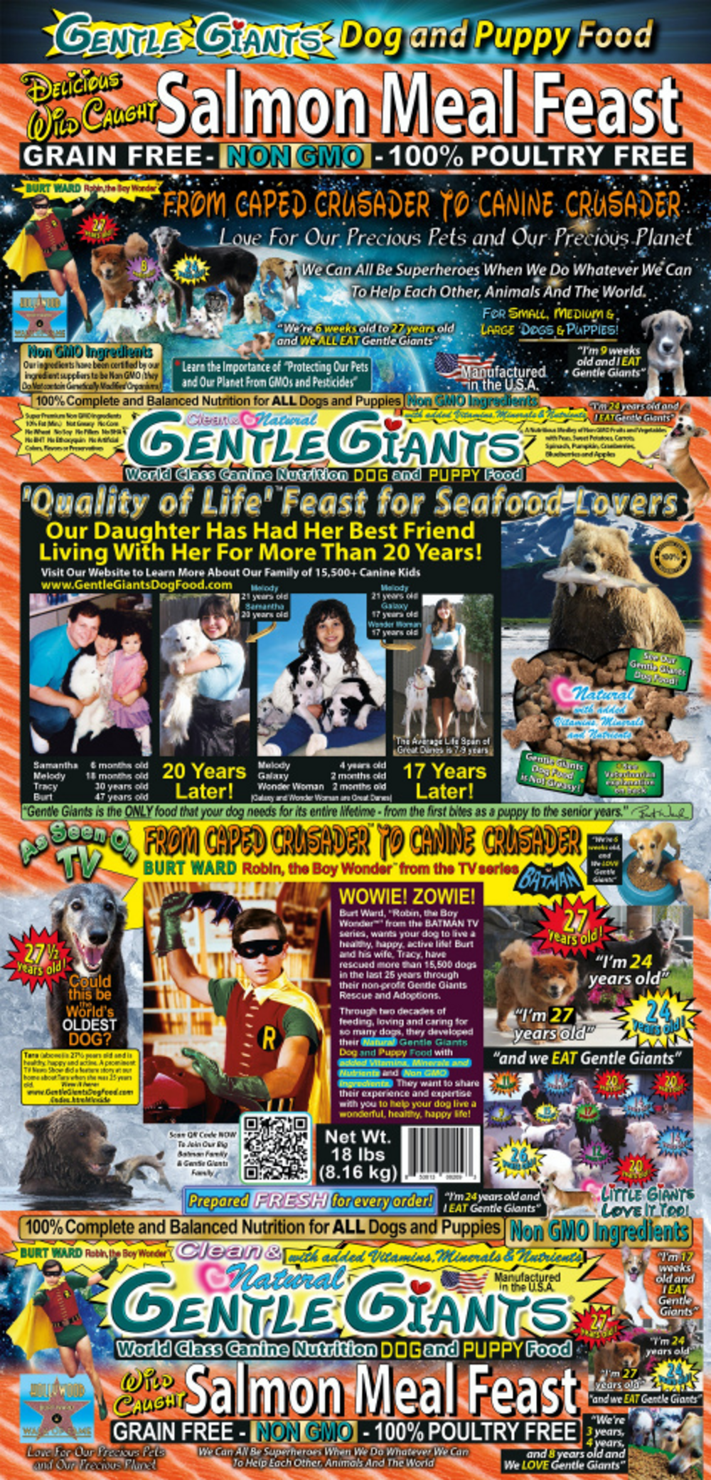 Gentle Giants Non-GMO Grain Free Salmon Dog & Puppy Food