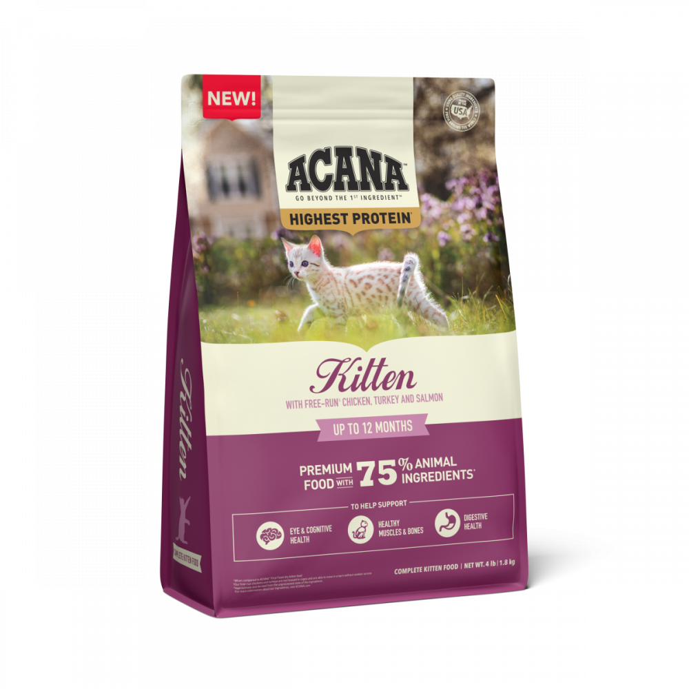 Acana Highest Protein Dry Food for Kittens