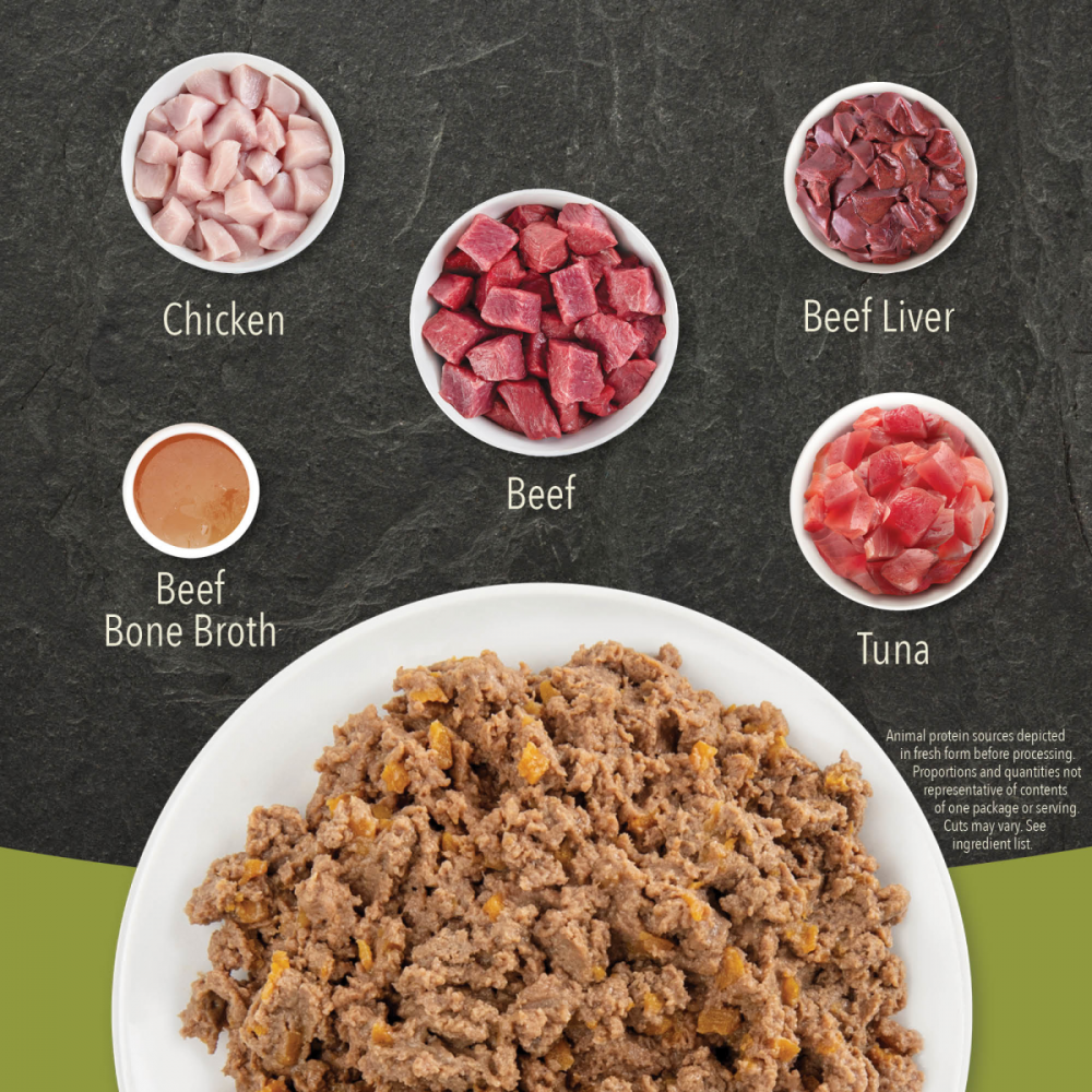 Acana Beef & Chicken & Tuna in Bone Broth