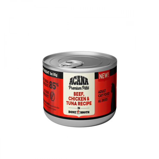 Acana Beef & Chicken & Tuna in Bone Broth