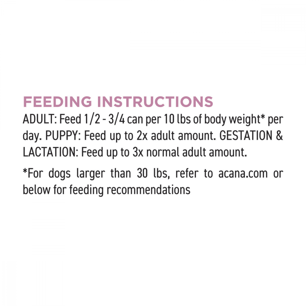 Acana Premium Chunks Canned Dog Food Lamb