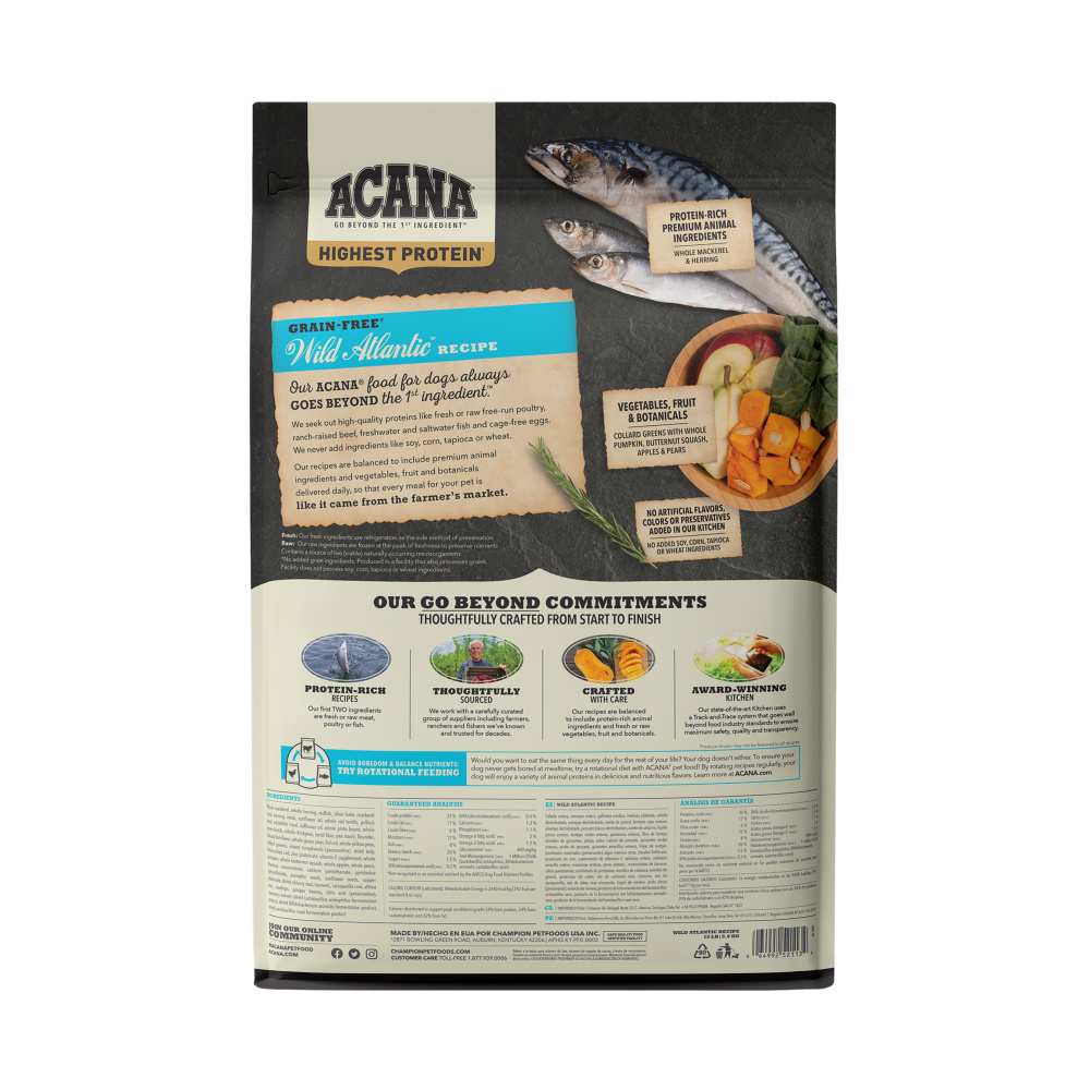 ACANA Highest Protein Wild Atlantic Recipe Dry Dog Food