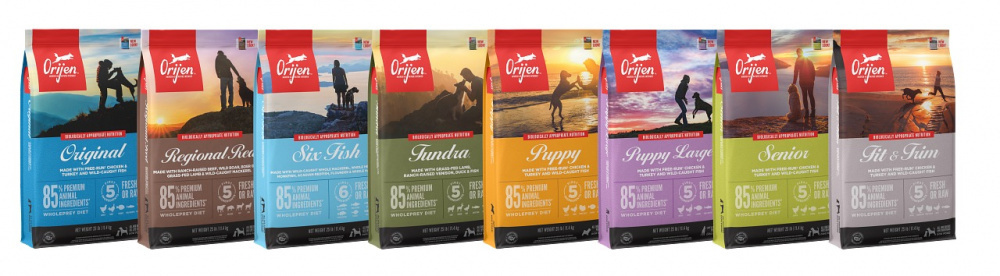 Orijen Puppy Fresh or Raw Dry Food Chicken, Turkey & Fish