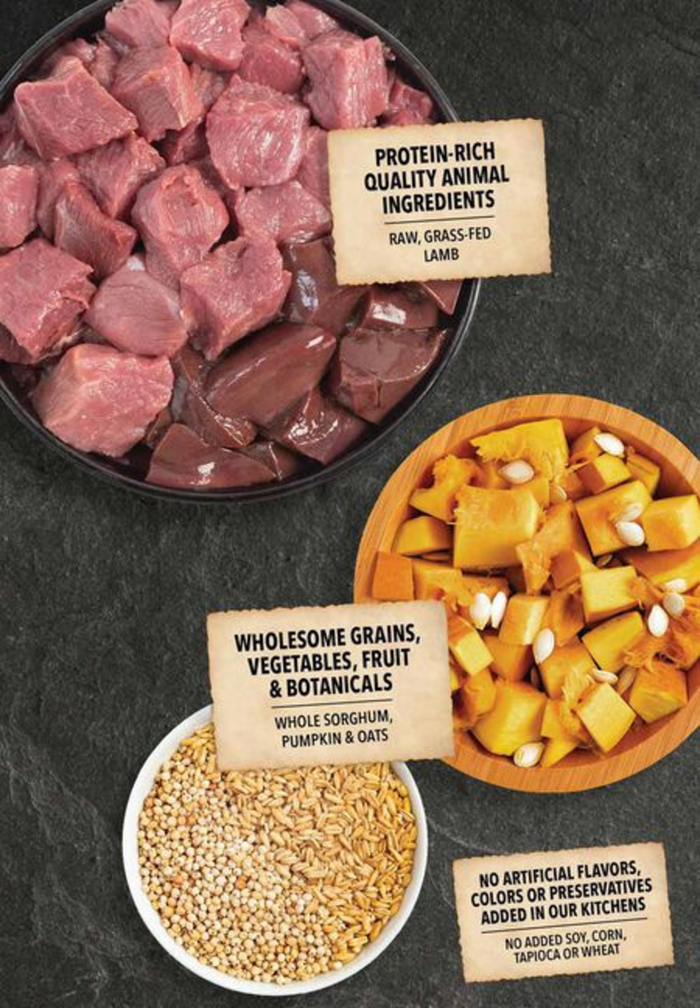 Acana Wholesome Grains, Lamb & Pumpkin Recipe, Limited Ingredient Diet Dry Dog Food