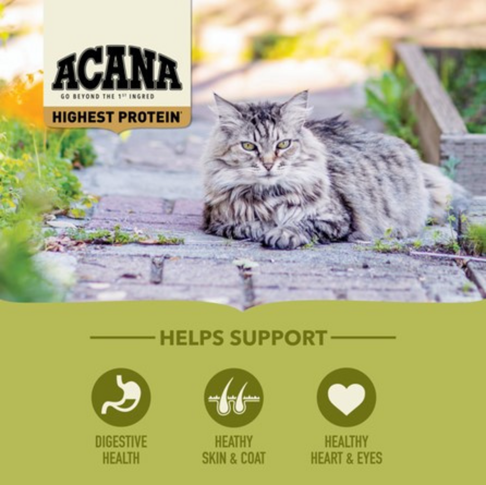 Acana Highest Protein Grasslands Dry Cat Food