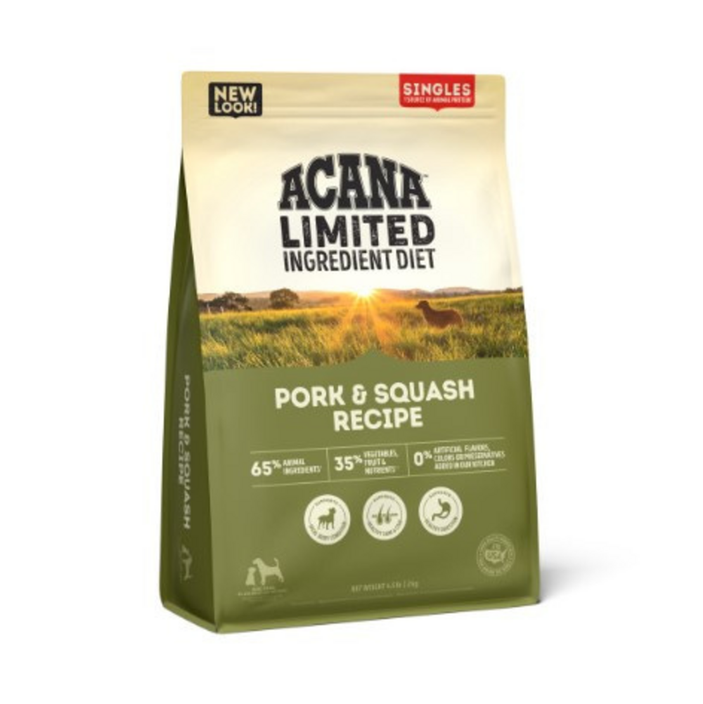 Acana Singles Limited Ingredient Grain Free High Protein Pork & Squash Recipe Dry Dog Food