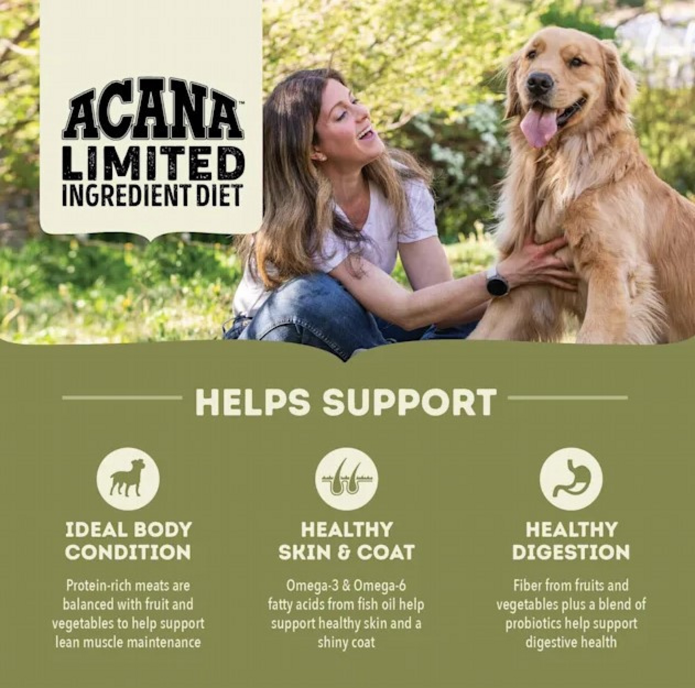 Acana Singles Limited Ingredient Grain Free High Protein Pork & Squash Recipe Dry Dog Food