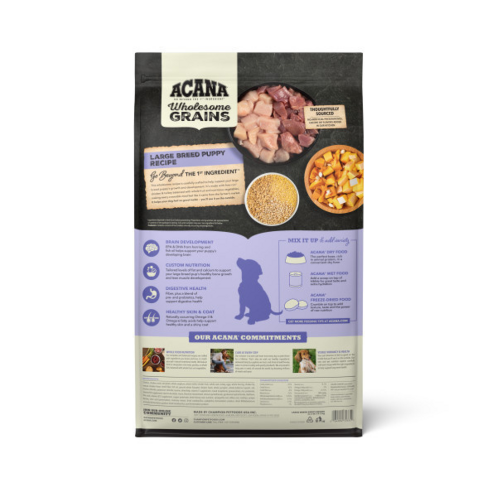 Acana Wholesome Grains Puppy Large Breed Food