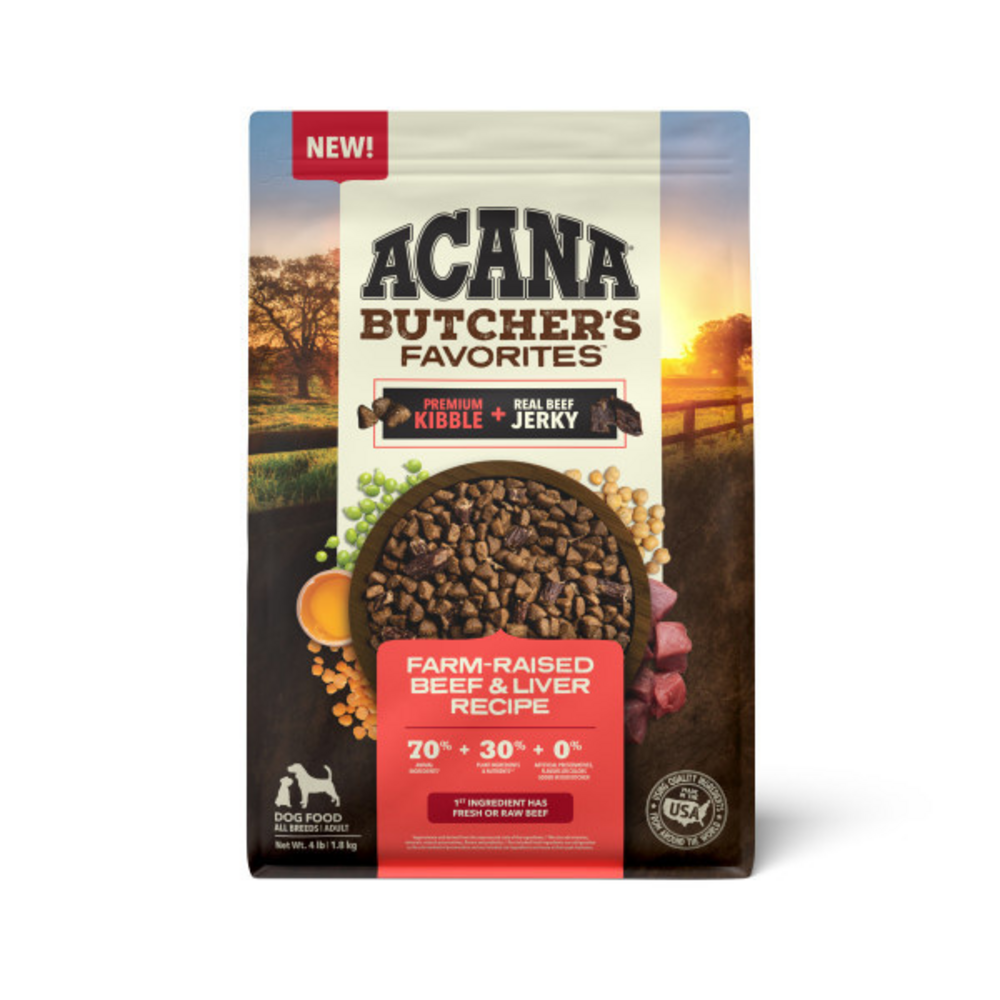 ACANA Butchers Favorites Farm-Raised Beef and Liver Recipe Dry Dog Food