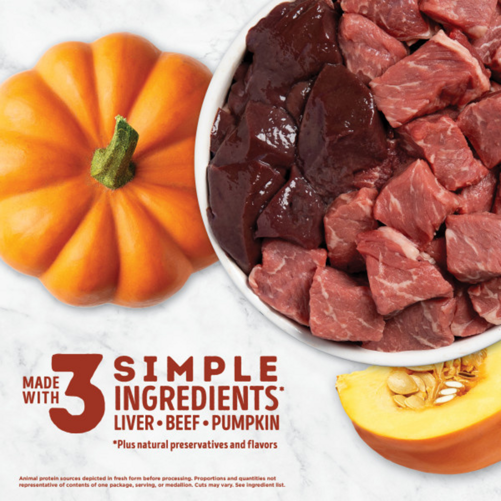 ACANA Singles Grain Free Limited Ingredients & Freeze-Dried, Beef & Pumpkin Dog Treats