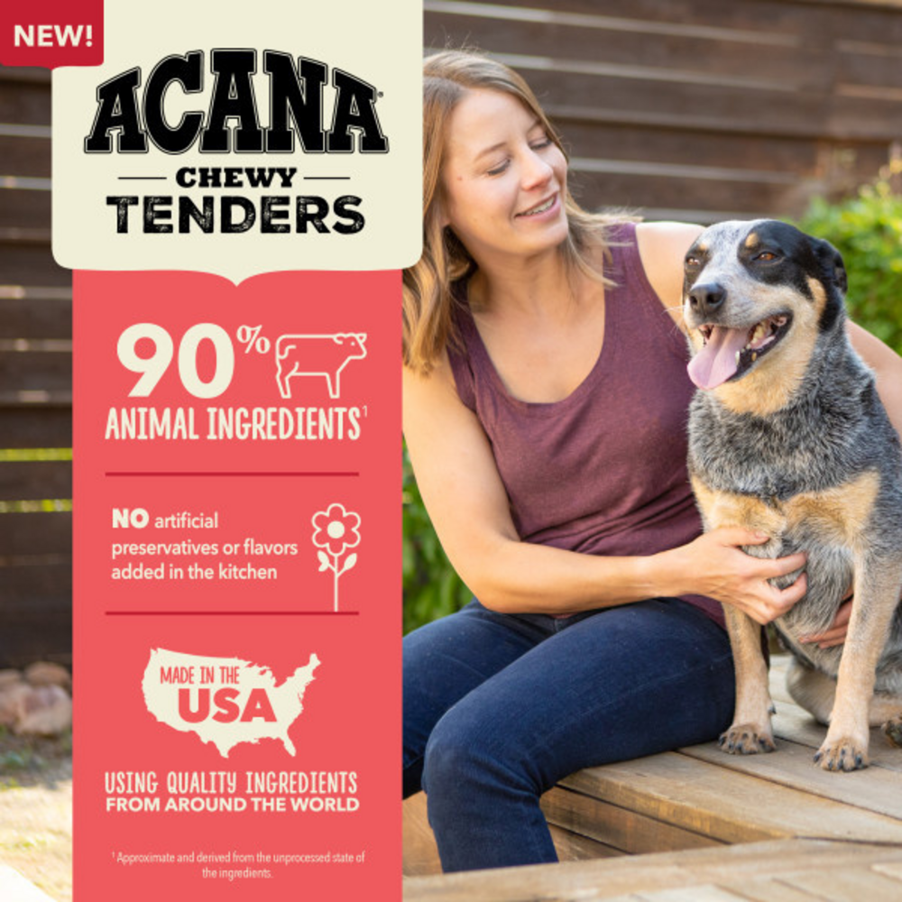Acana Chewy Tenders, Beef Dog Treats