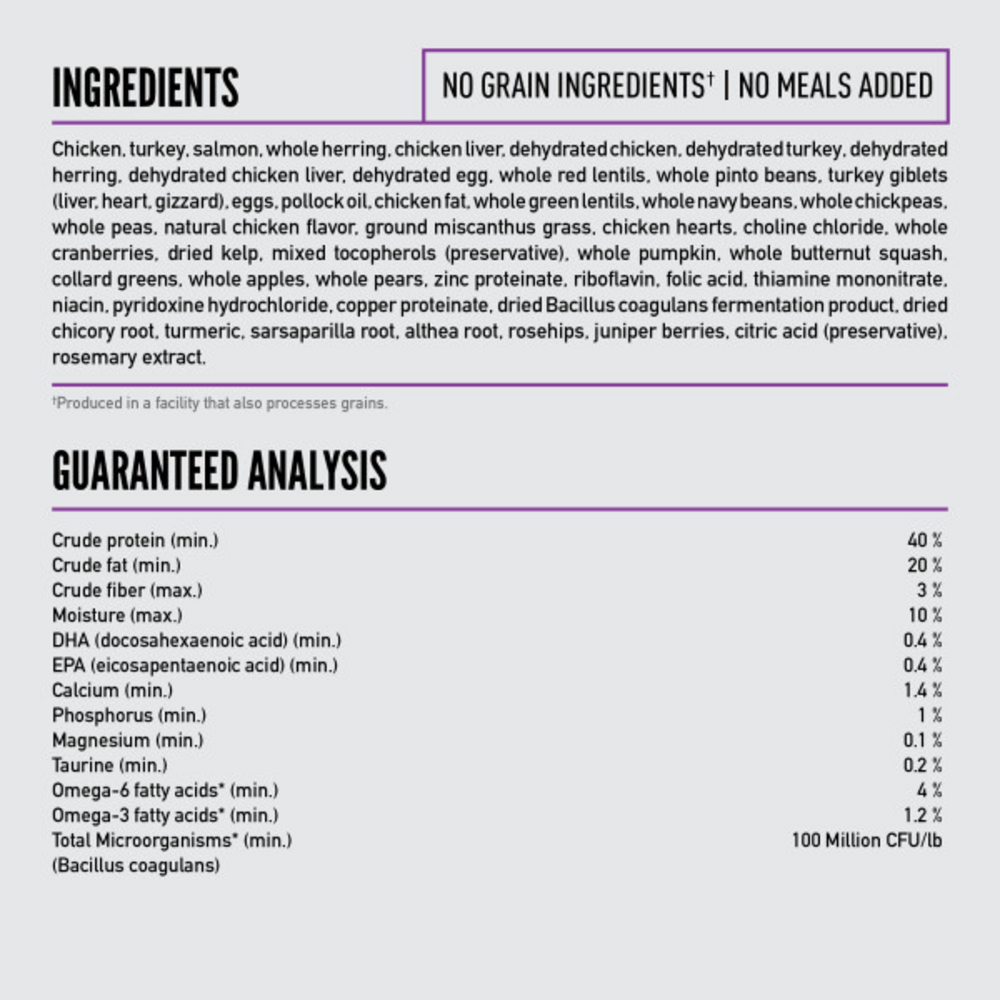 Orijen Grain Free, Premium, High Protein, Fresh & Raw Animal Ingredients Dry Kitten Food