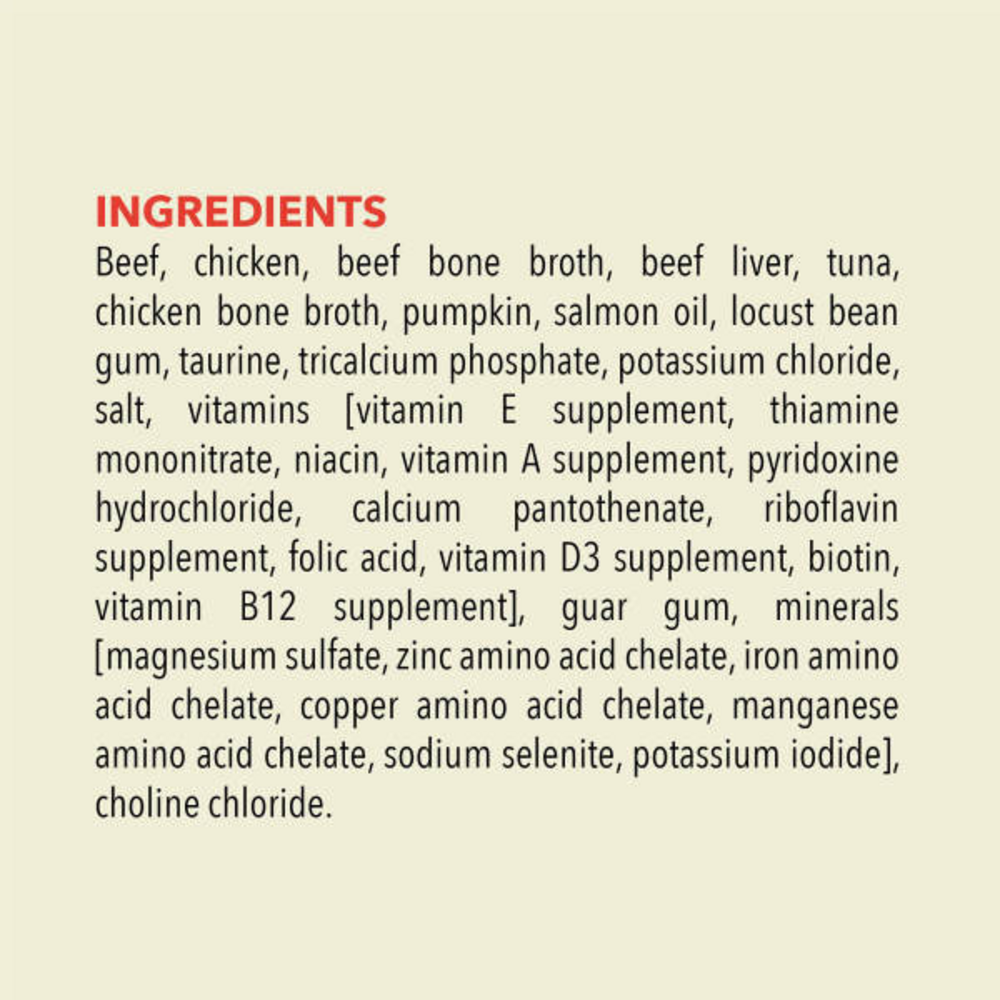 Acana Beef, Chicken + Tuna Recipe in Bone Broth Wet Cat Food