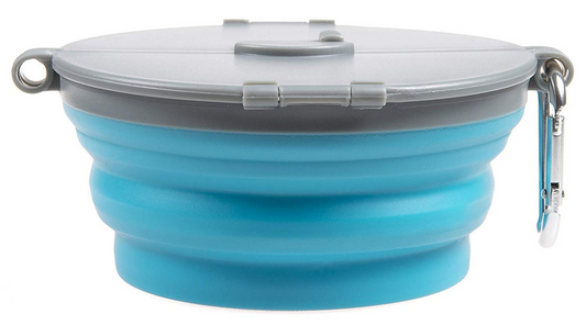 Loving Pets Blue Bella Travel Bowl