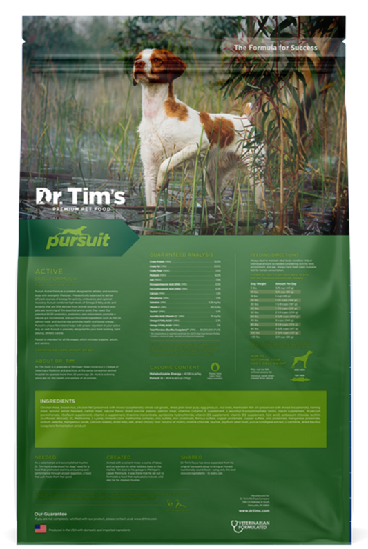 Dr. Tim's Pursuit Active Dry Dog Food