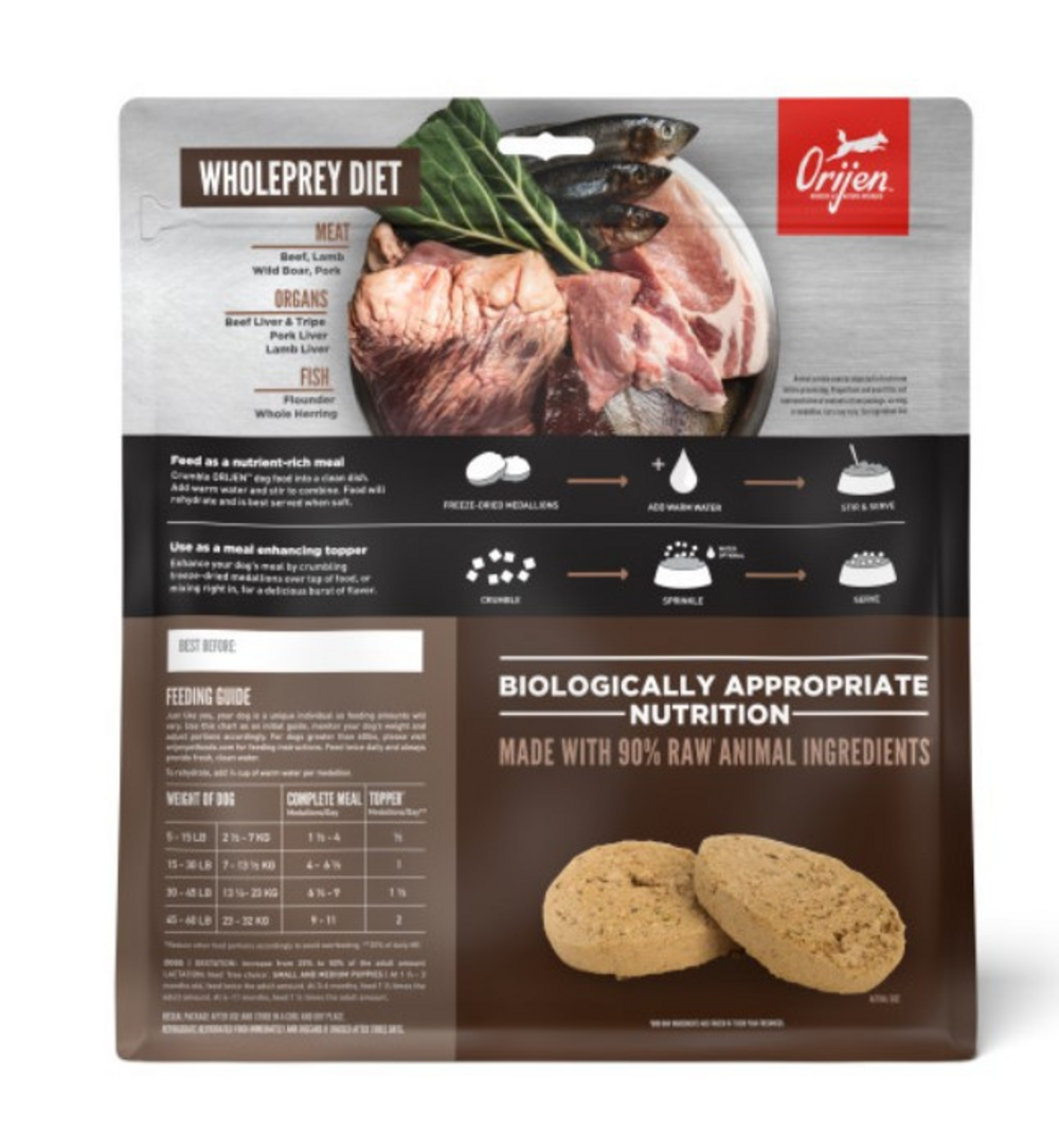 Orijen Regional Red Freeze Dried Dog Food