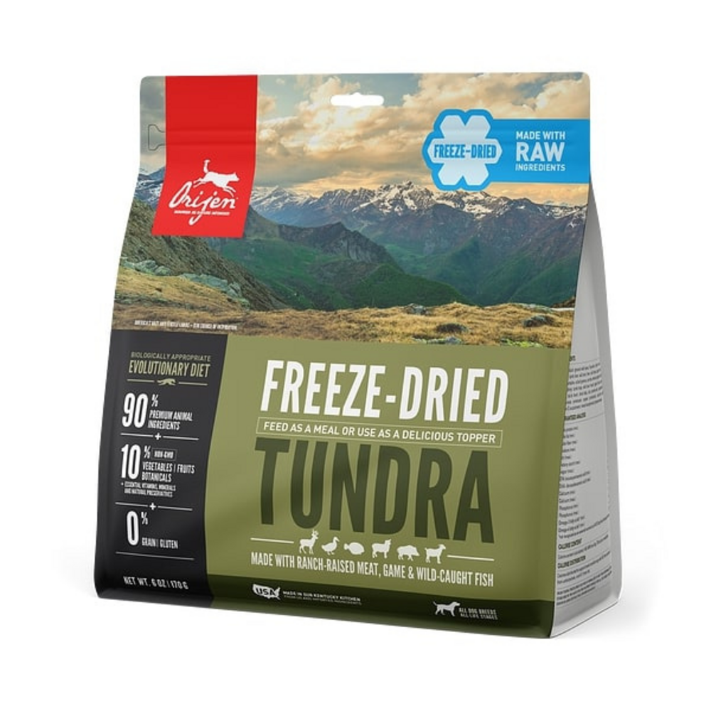 ORIJEN Grain Free Tundra Adult Freeze Dried Dog Food