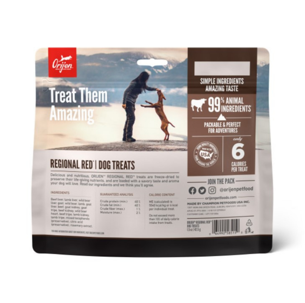 Orijen Freeze Dried Regional Red Dog Treats