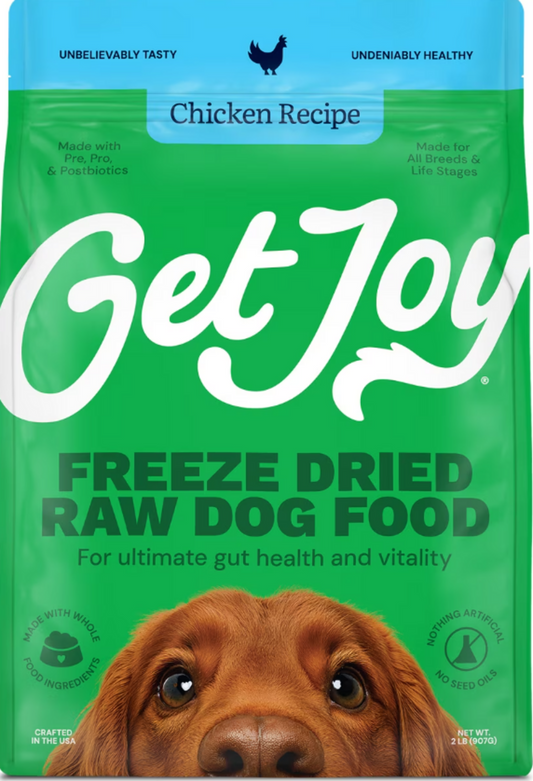 Get Joy Fresh Freeze Dried Raw Chicken Dog Food