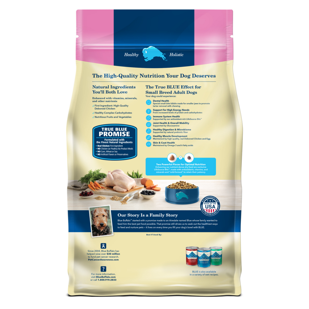 Blue Buffalo Life Protection Formula Small Breed Adult Chicken & Brown Rice Recipe Dry Dog Food