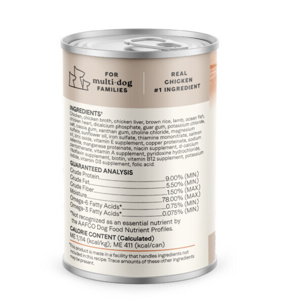 Canidae All Life Stages Wet Dog Food, Multi-Protein Formula with Chicken, Lamb & Fish, 13 oz.